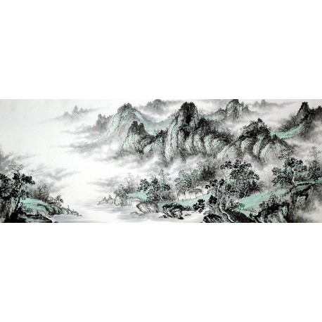 Chinese Landscape Painting - CNAG008852