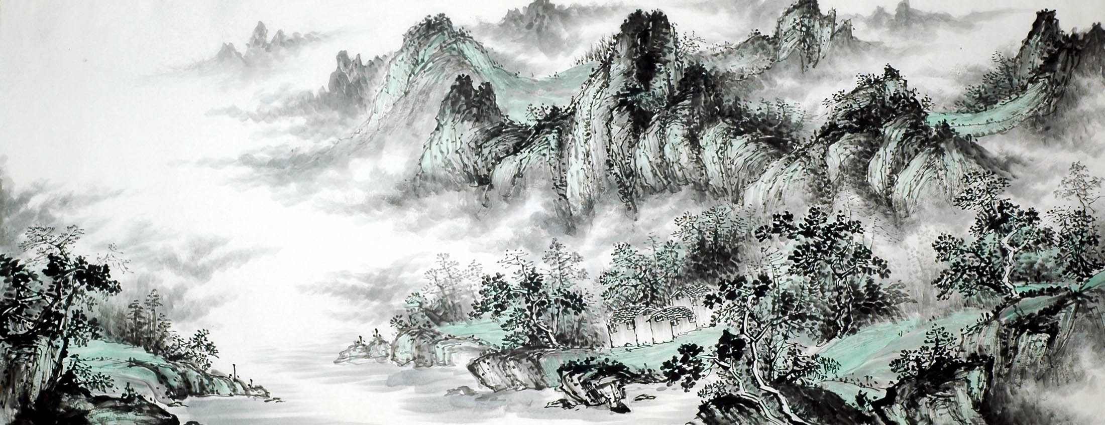 Chinese Landscape Painting - CNAG008852
