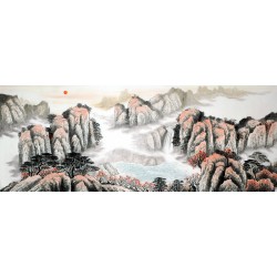 Chinese Landscape Painting - CNAG008853