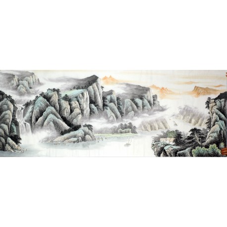 Chinese Landscape Painting - CNAG008854