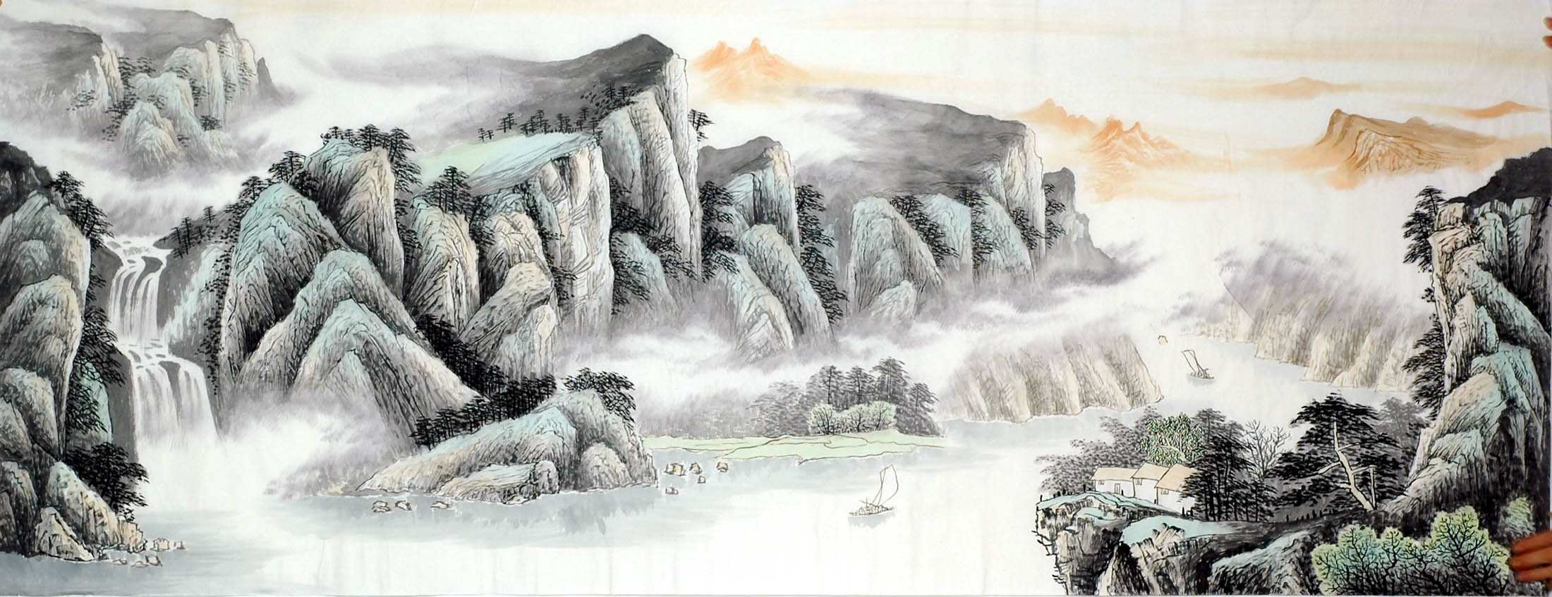 Chinese Landscape Painting - CNAG008854