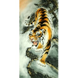 Chinese Tiger Painting - CNAG008855