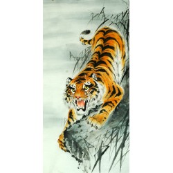 Chinese Tiger Painting - CNAG008856