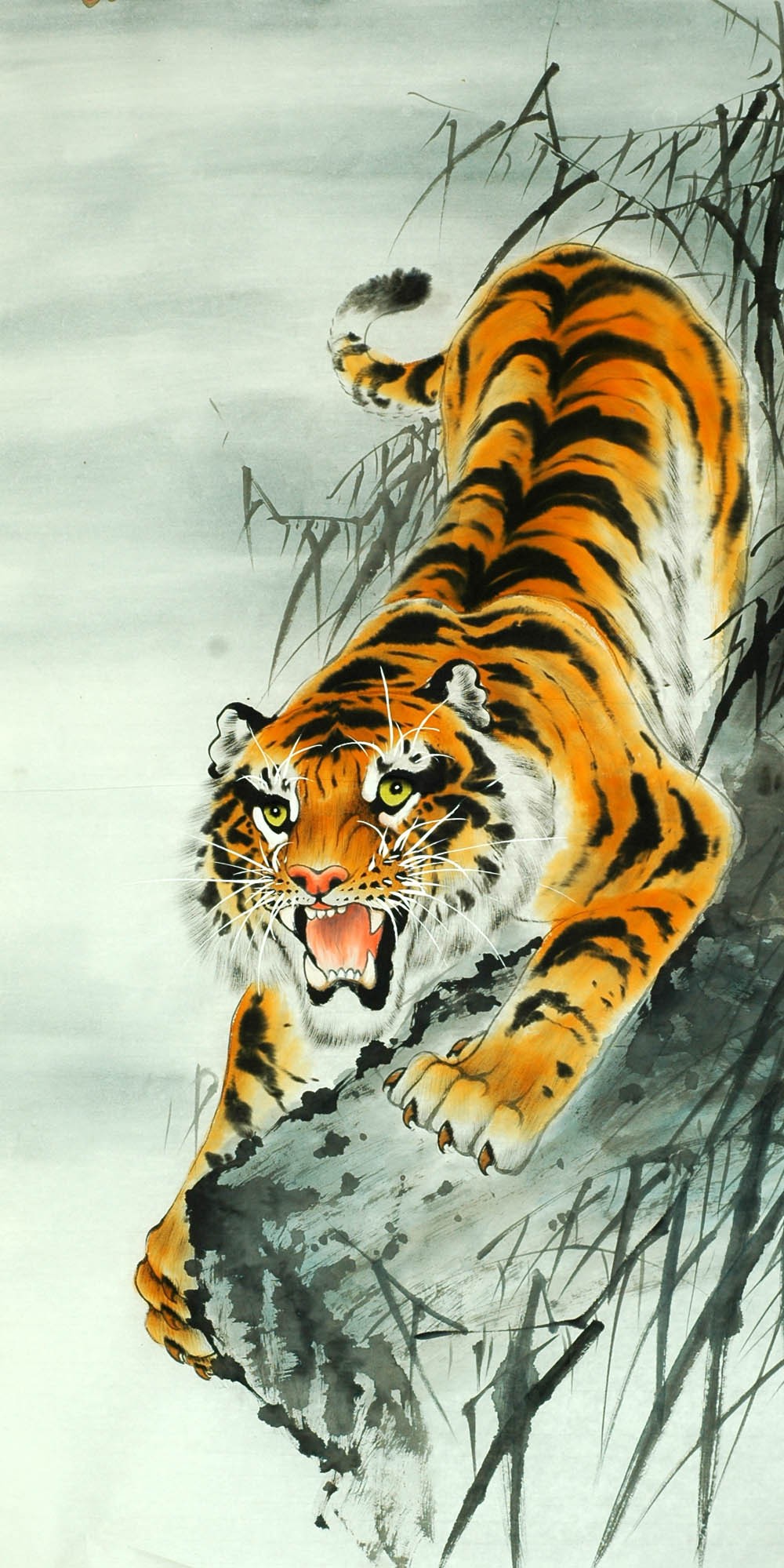 Chinese Tiger Painting - CNAG008856