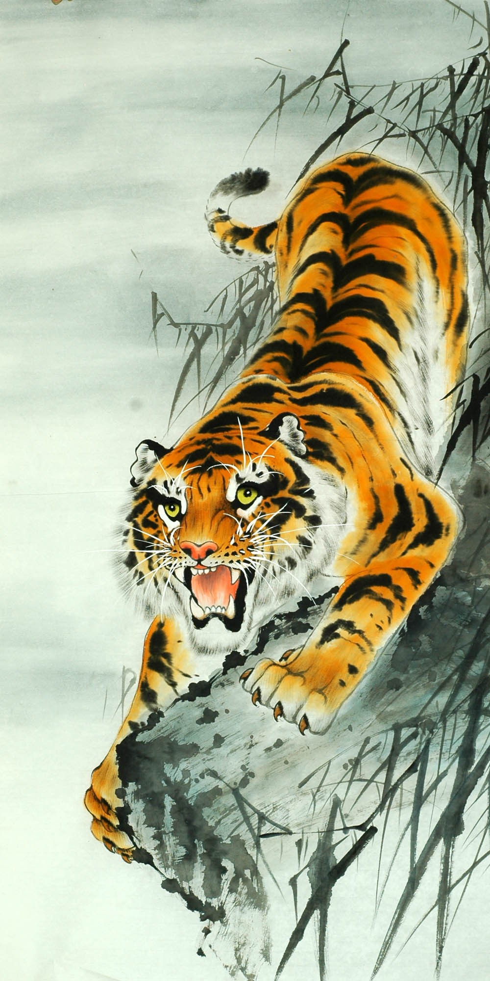 Chinese Tiger Painting - CNAG008856