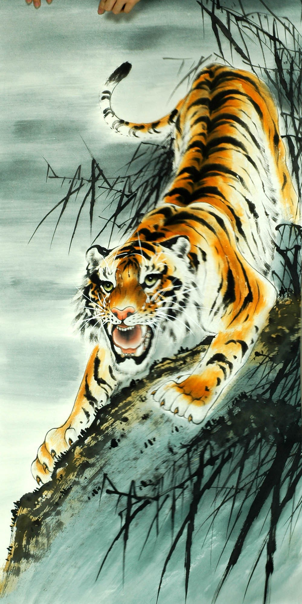 Chinese Tiger Painting - CNAG008859