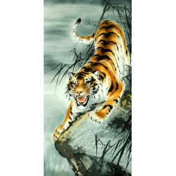 Chinese Tiger Painting - CNAG008860