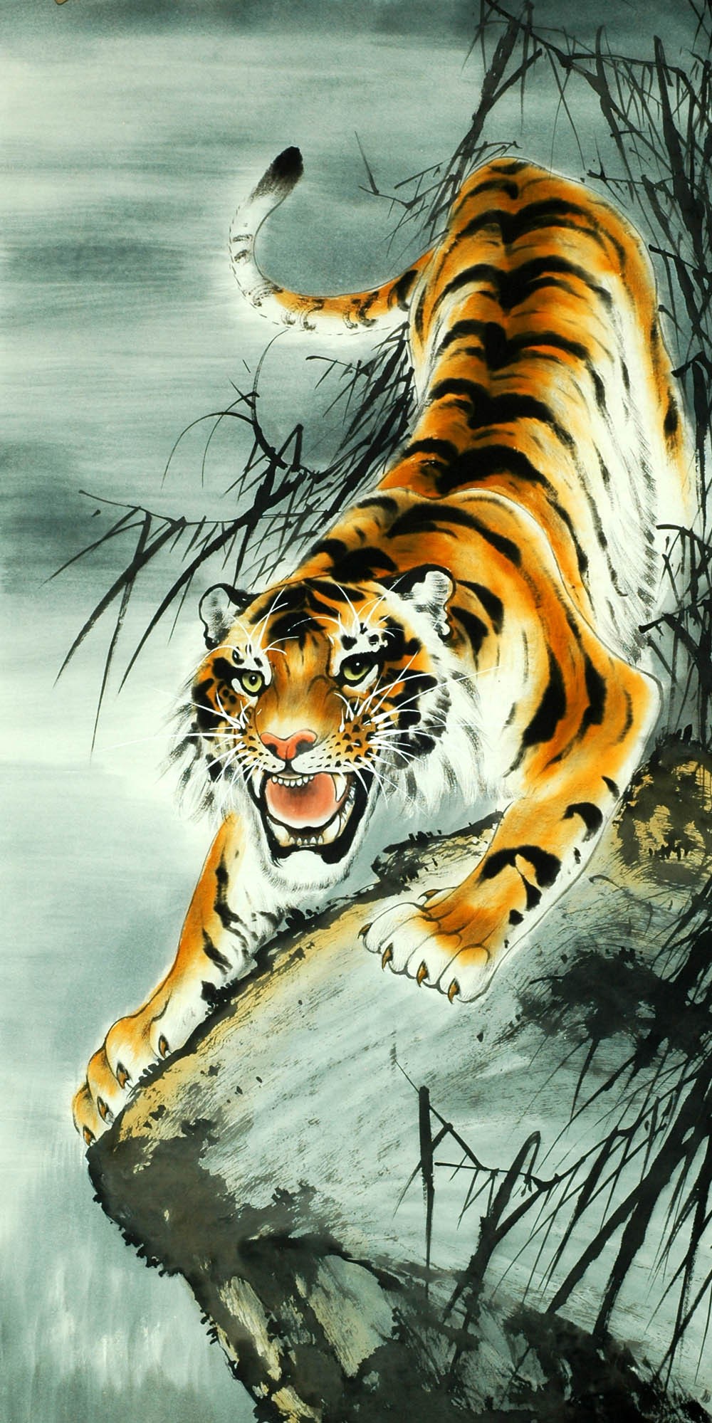 Chinese Tiger Painting - CNAG008860