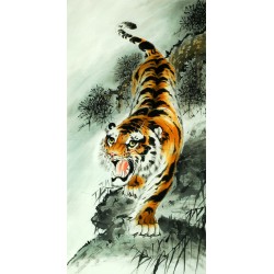 Chinese Tiger Painting - CNAG008861