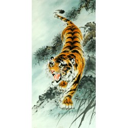 Chinese Tiger Painting - CNAG008864
