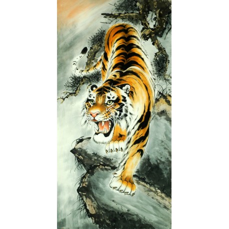 Chinese Tiger Painting - CNAG008866