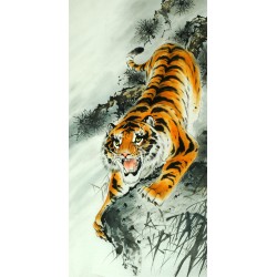 Chinese Tiger Painting - CNAG008867