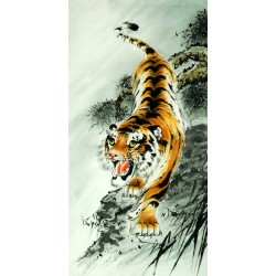 Chinese Tiger Painting - CNAG008868