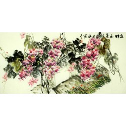 Chinese Grapes Painting - CNAG008872