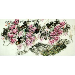 Chinese Grapes Painting - CNAG008873