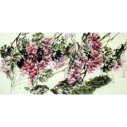 Chinese Grapes Painting - CNAG008875