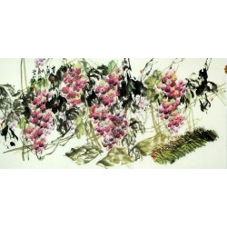 Chinese Grapes Painting - CNAG008876