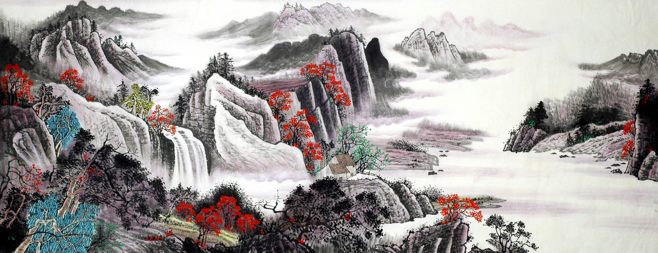 Chinese Landscape Painting - CNAG008878