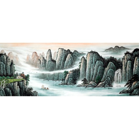 Chinese Landscape Painting - CNAG008879