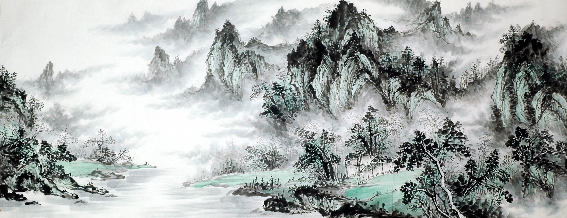 Chinese Landscape Painting - CNAG008881