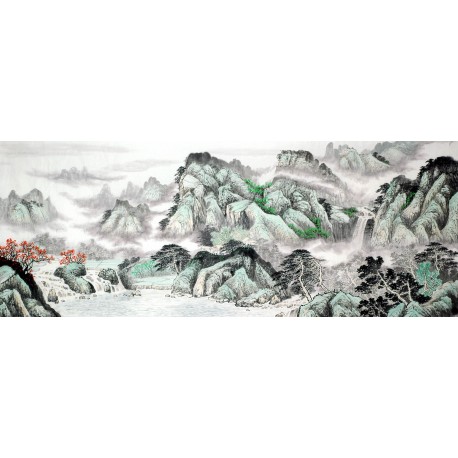 Chinese Landscape Painting - CNAG008883