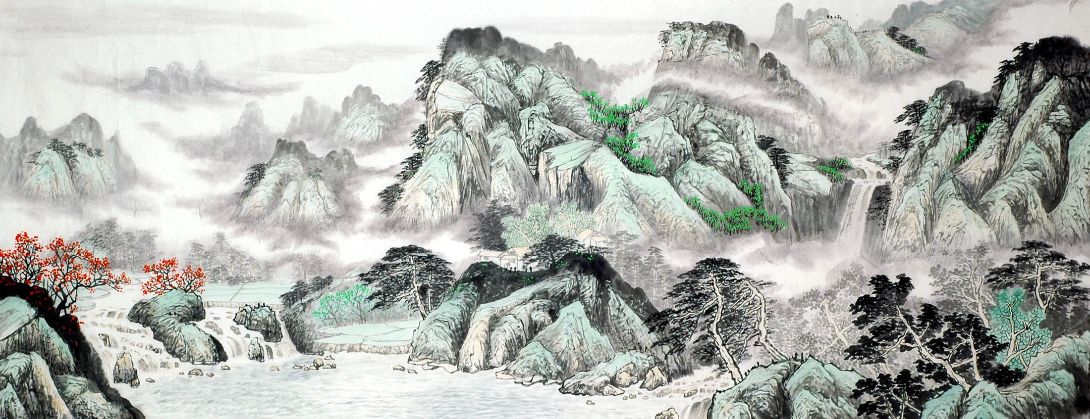 Chinese Landscape Painting - CNAG008883