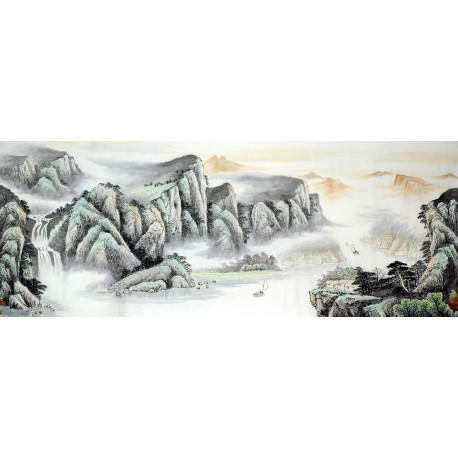 Chinese Landscape Painting - CNAG008884