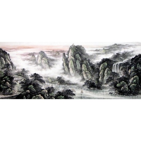 Chinese Landscape Painting - CNAG008885