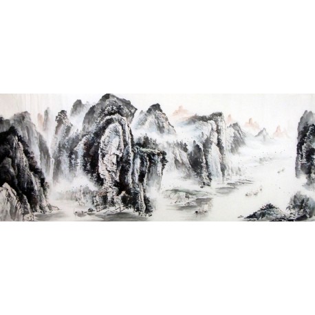 Chinese Landscape Painting - CNAG008887