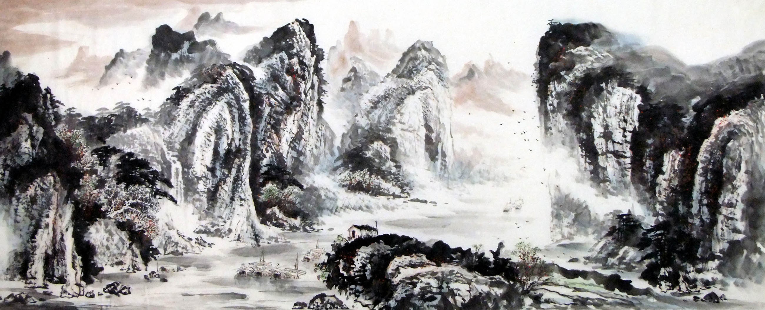 Chinese Landscape Painting - CNAG008888