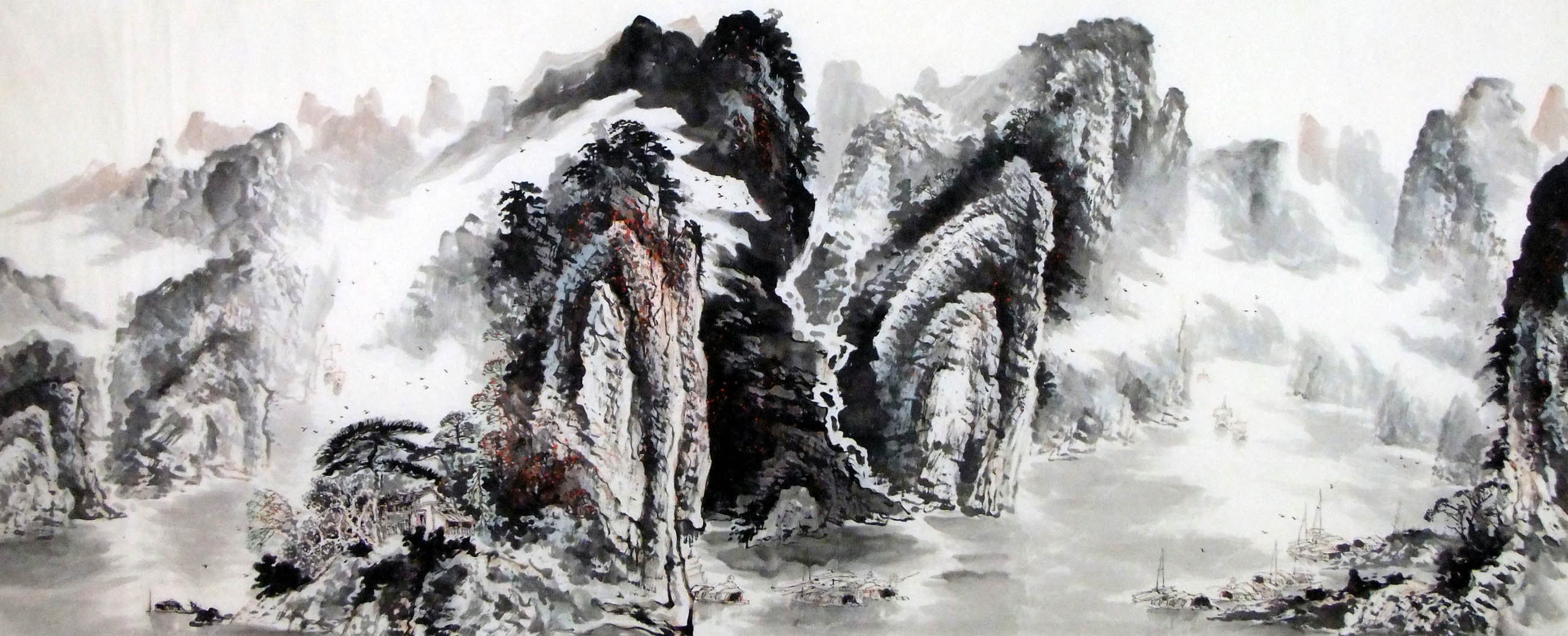 Chinese Landscape Painting - CNAG008889