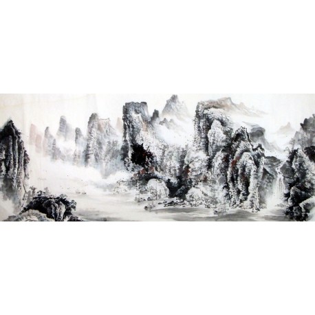Chinese Landscape Painting - CNAG008890
