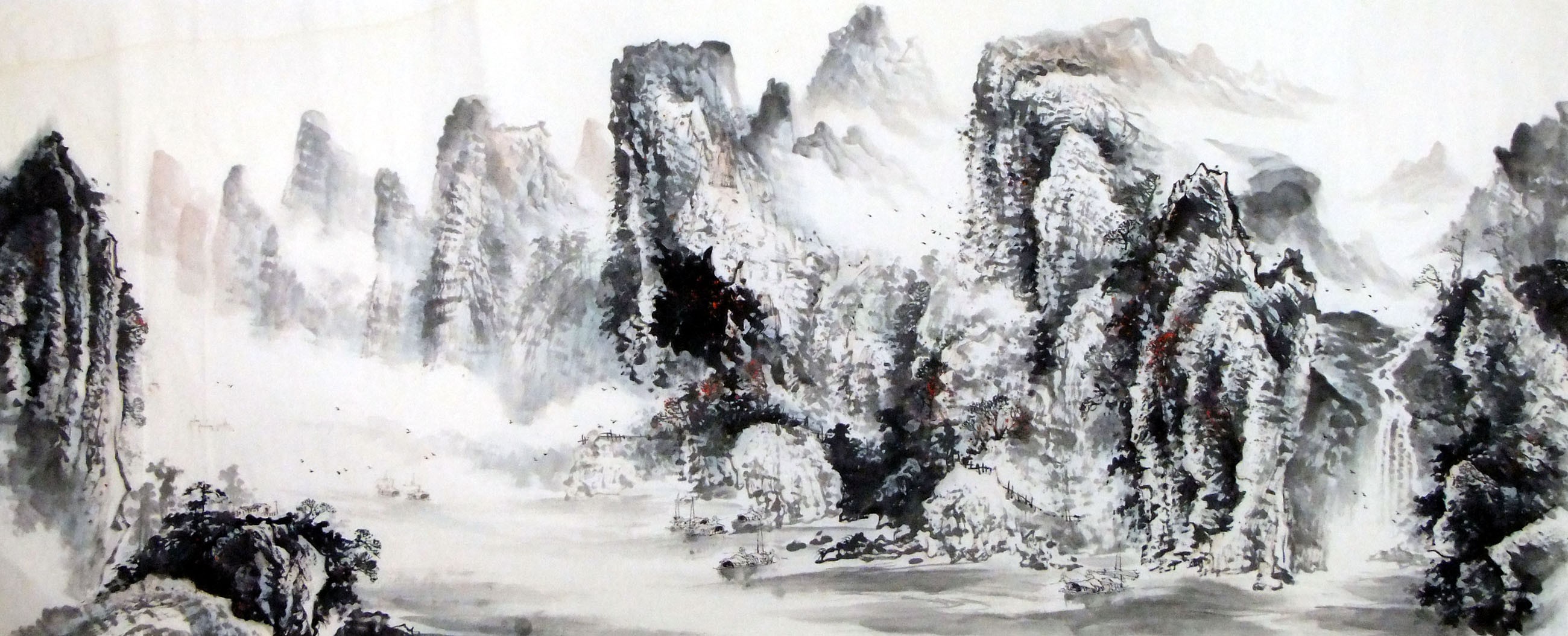 Chinese Landscape Painting - CNAG008890