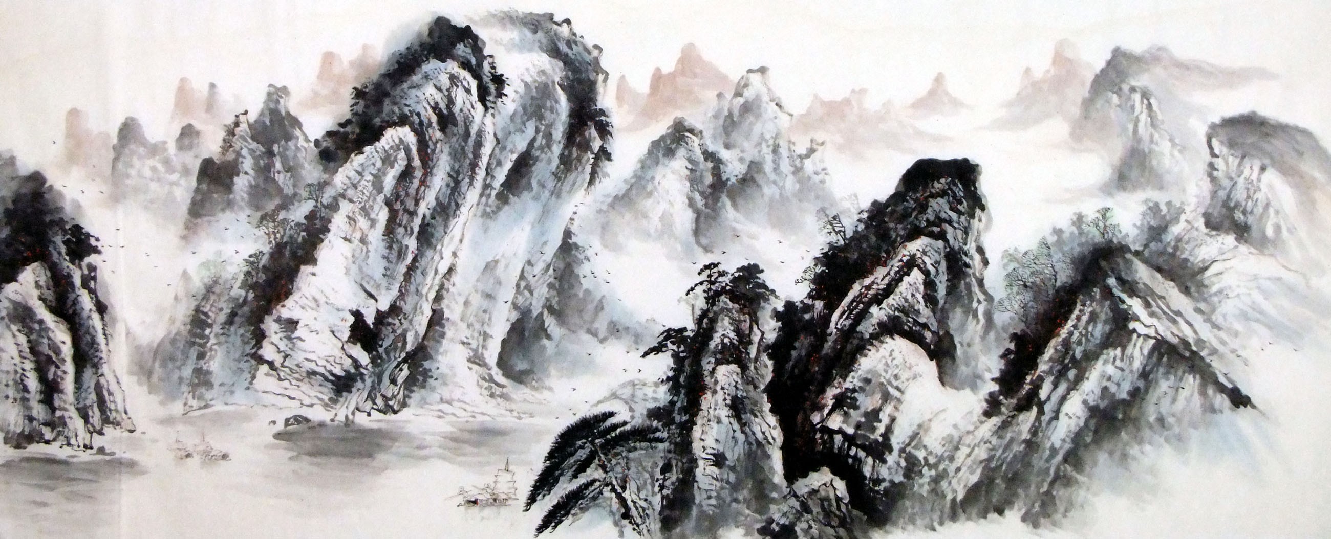 Chinese Landscape Painting - CNAG008891
