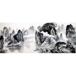 Chinese Landscape Painting - CNAG008895