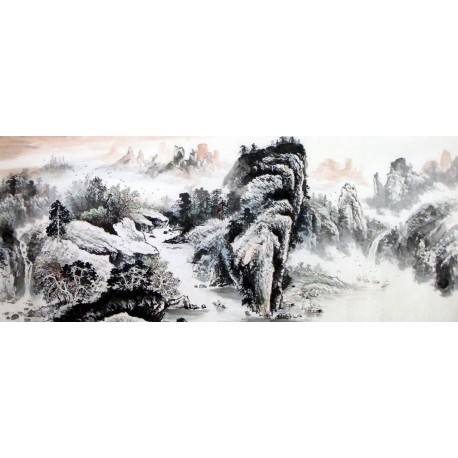 Chinese Landscape Painting - CNAG008896