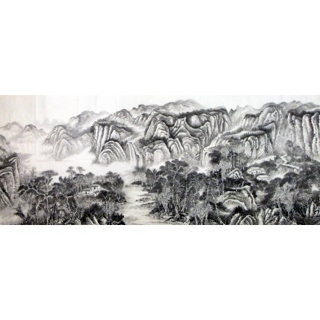 Chinese Landscape Painting - CNAG008897
