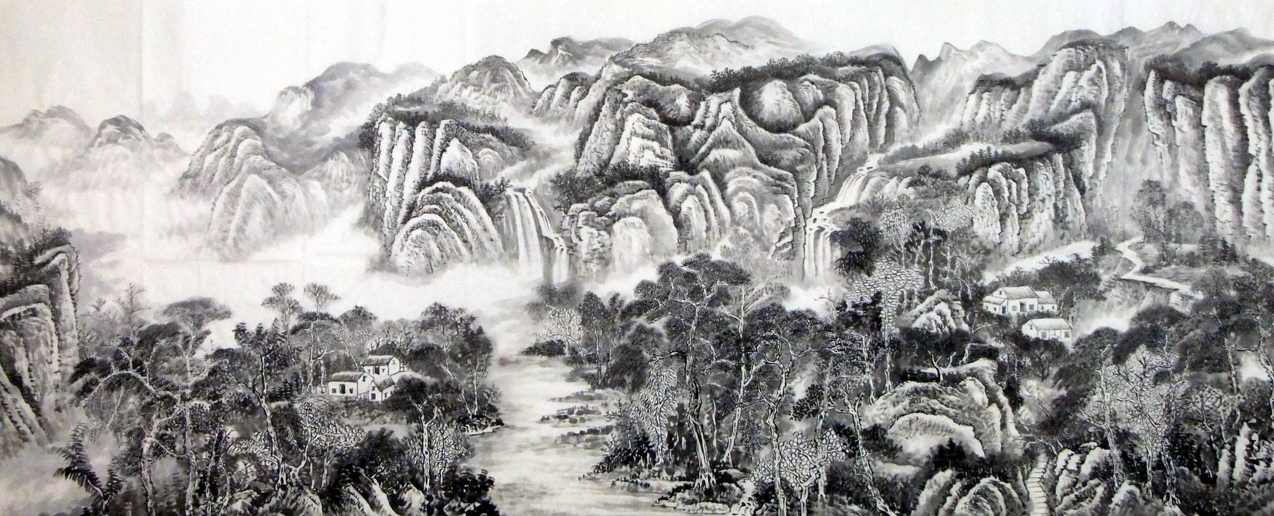 Chinese Landscape Painting - CNAG008897