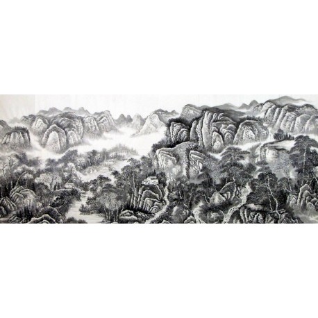Chinese Landscape Painting - CNAG008898