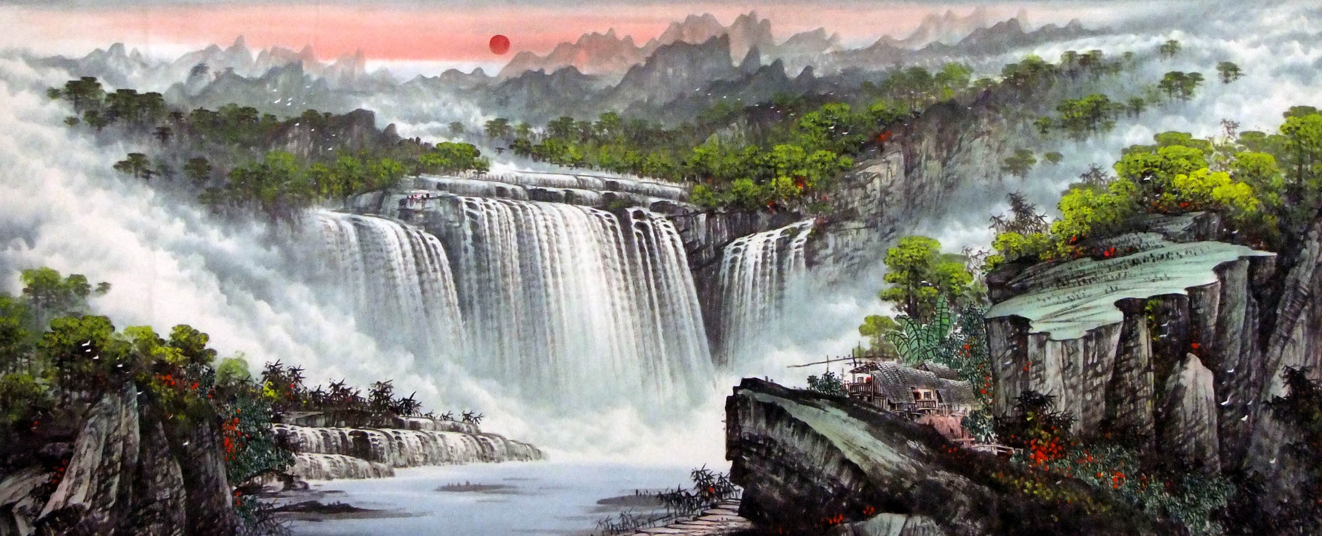 Chinese Landscape Painting - CNAG008900