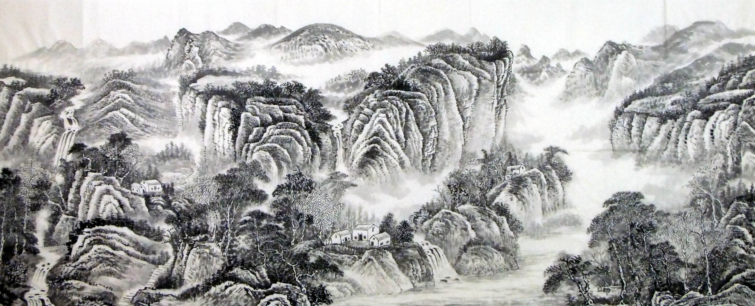 Chinese Landscape Painting - CNAG008901