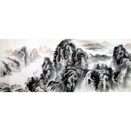 Chinese Landscape Painting - CNAG008902