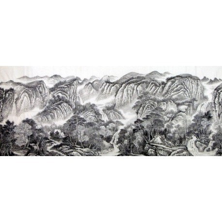 Chinese Landscape Painting - CNAG008903