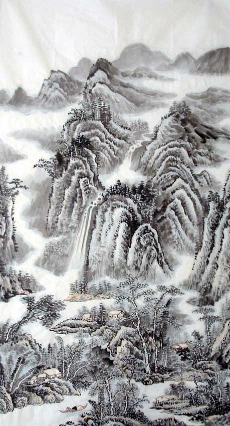 Chinese Landscape Painting - CNAG008905