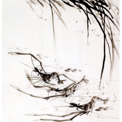 Chinese Shrimp Painting - CNAG008907