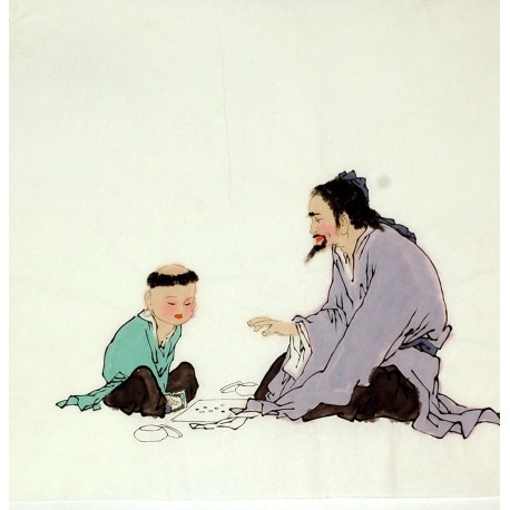 Chinese Figure Painting - CNAG008912