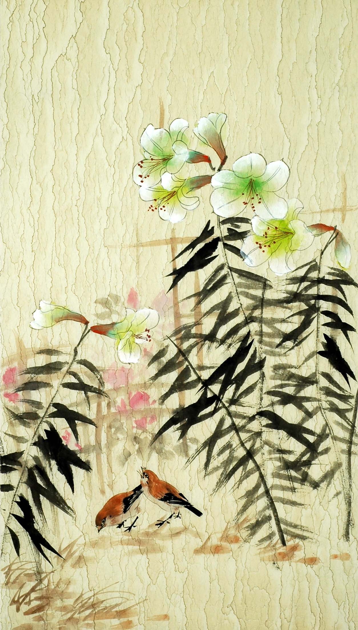 Chinese Flowers&Trees Painting - CNAG008923