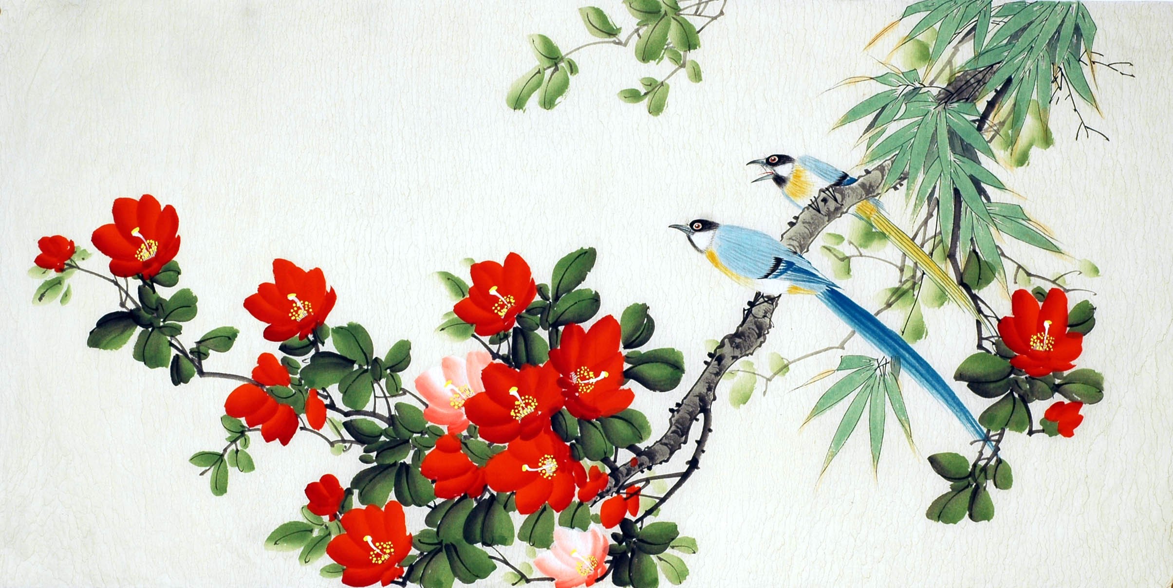 Chinese Flowers&Trees Painting - CNAG008927