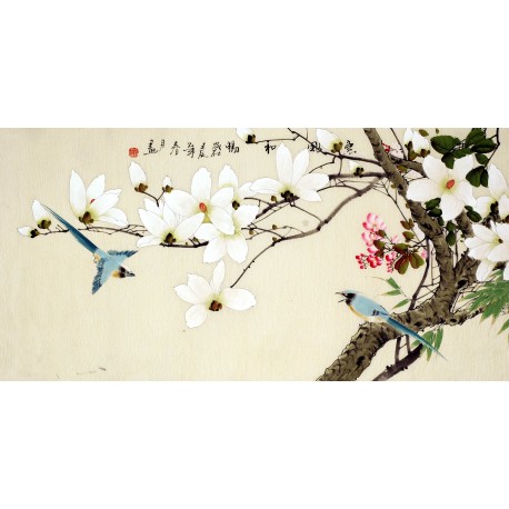 Chinese Flowers&Trees Painting - CNAG008928