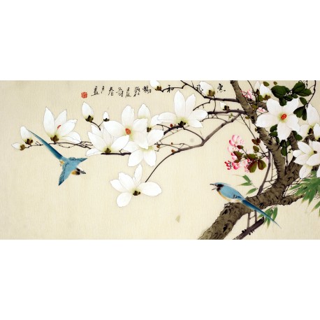 Chinese Flowers&Trees Painting - CNAG008929